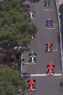 2017 Monaco Grand Prix Race Hightlights