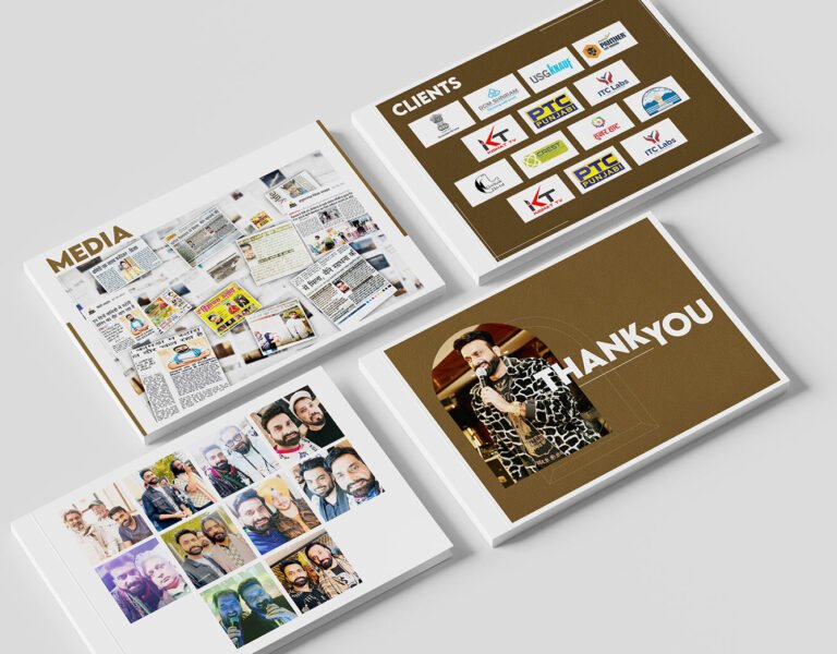 presentation design, booklet design, event gallery design made by "droff design"