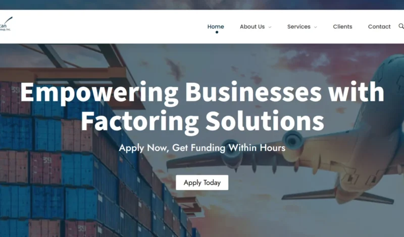 "American Factoring Group, Inc." website design
