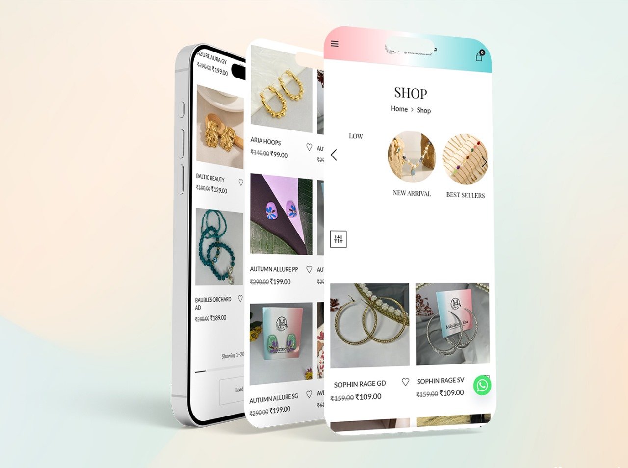 e commerce responsive website design, web devlopment,