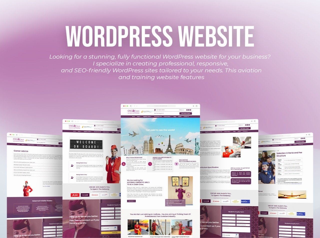 creative wordpress website designer