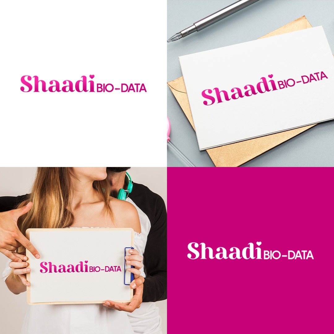 shaadi bio data creative logo designs