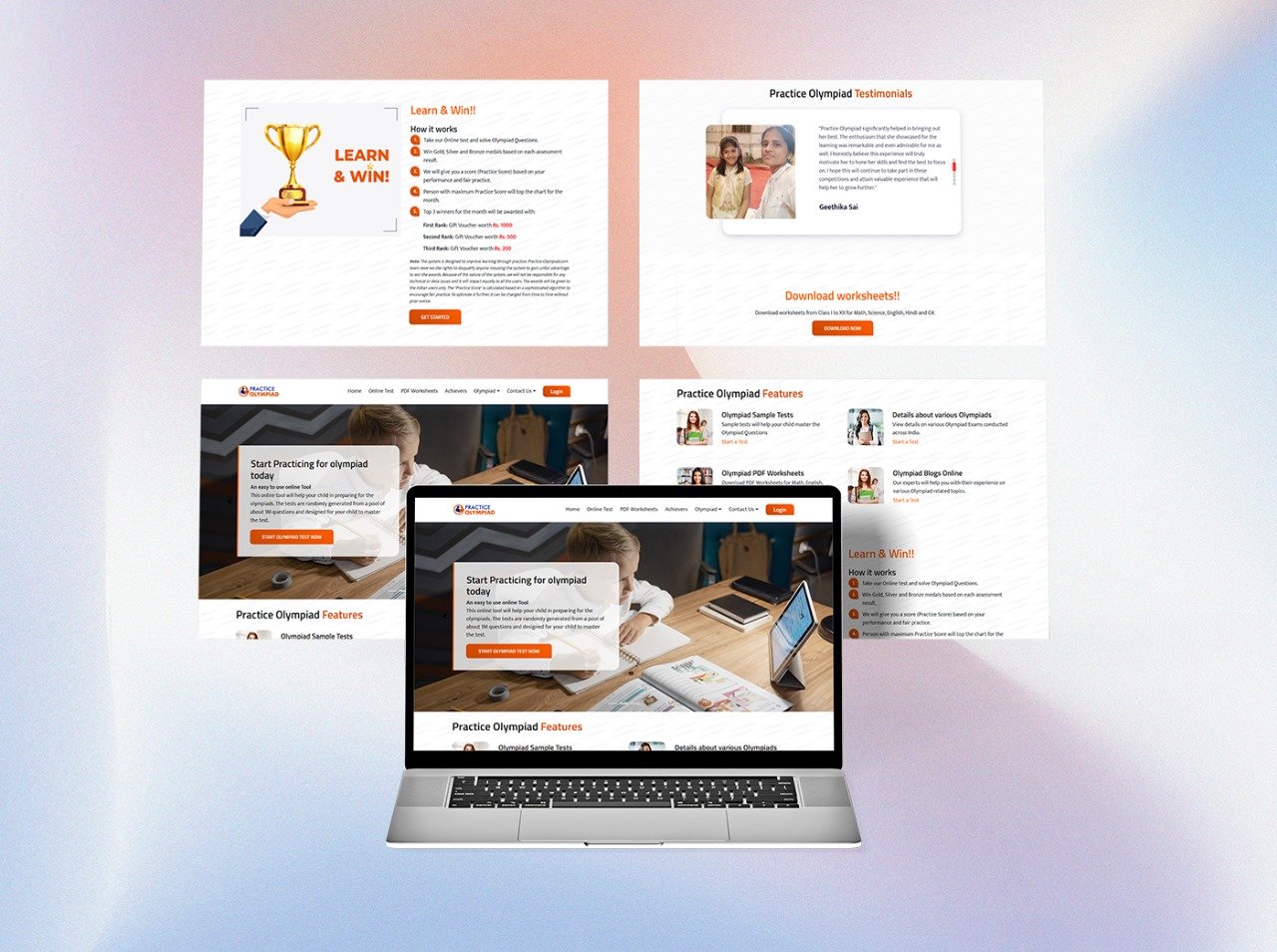 best website template create by droff designs