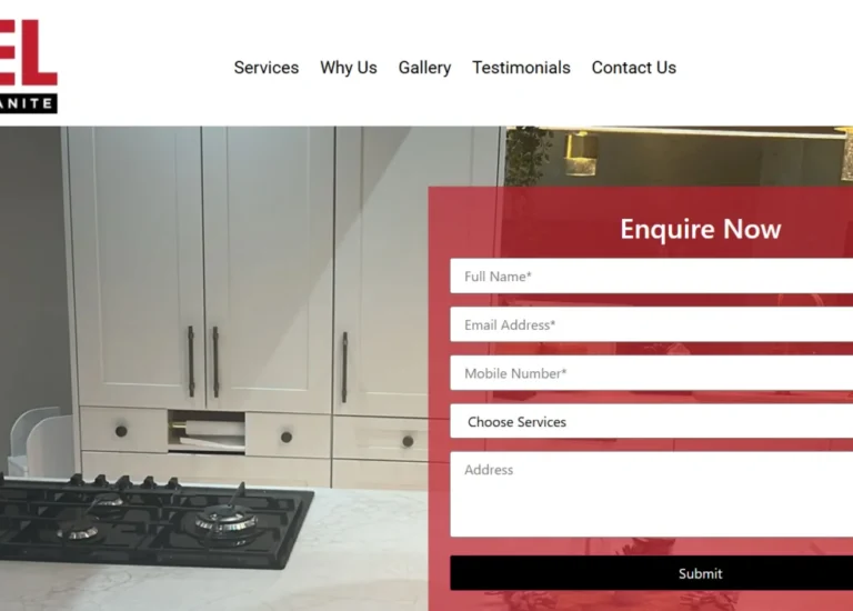 Excelmg website design