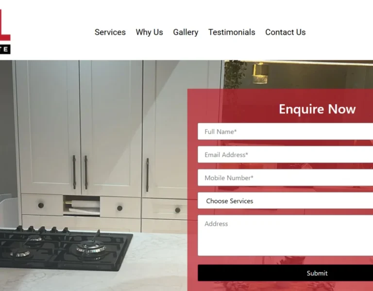 Excelmg website design