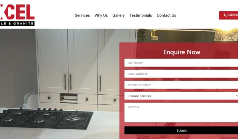 Excelmg website design