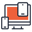 Our team is fully capable of creating a responsive design for your web page.