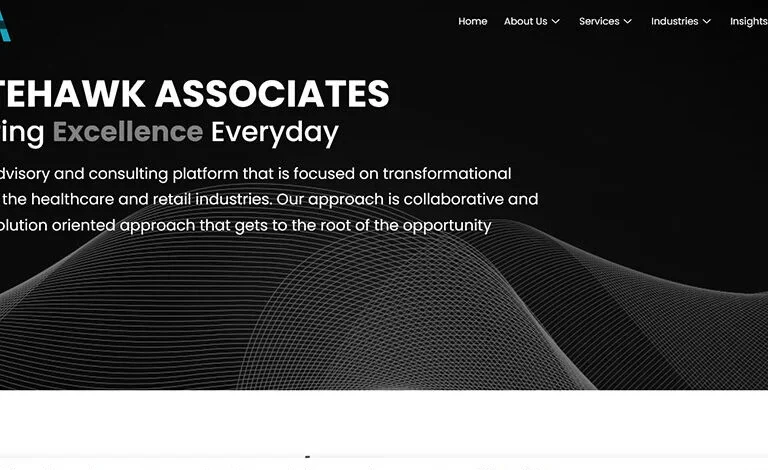 Whitehawk Associates logo design