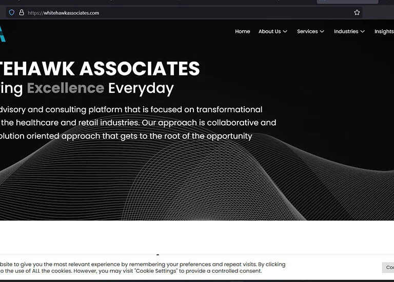 Whitehawk Associates logo design