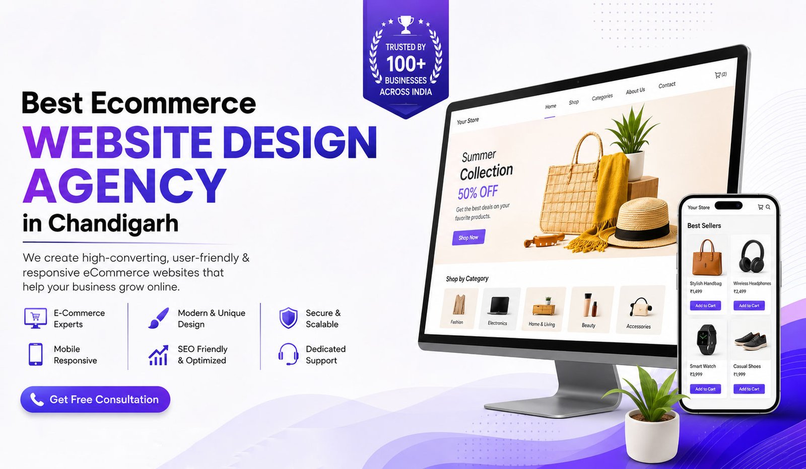 best ecommerce website designing agency in chandigarh