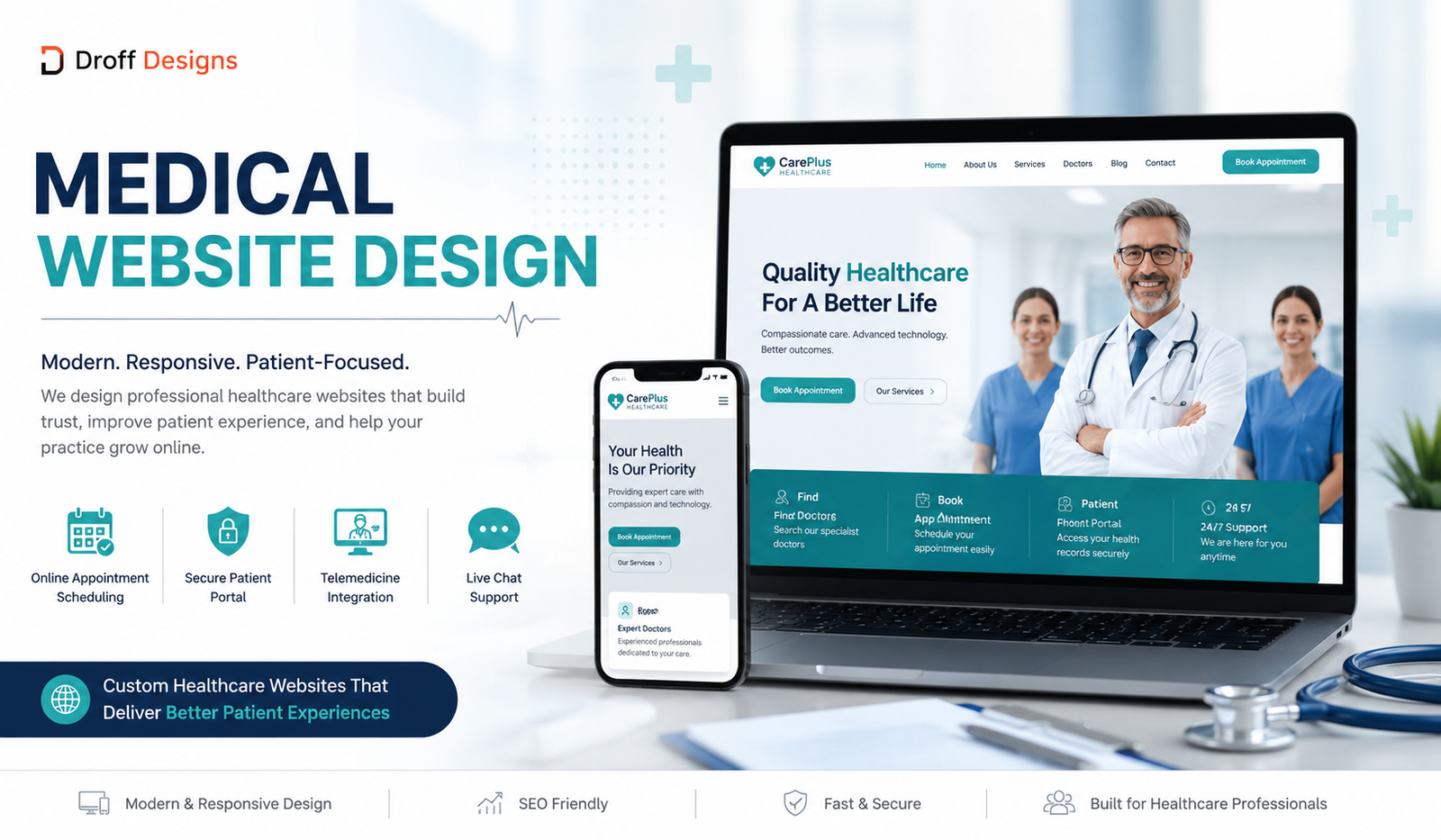 medical website design agency | healthcare website design agency