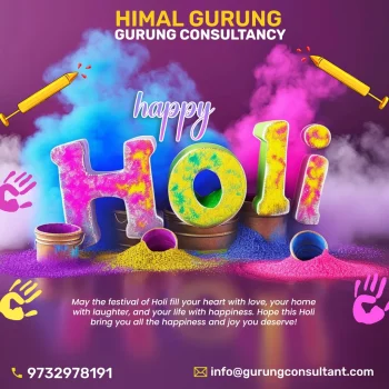 Holi social media design