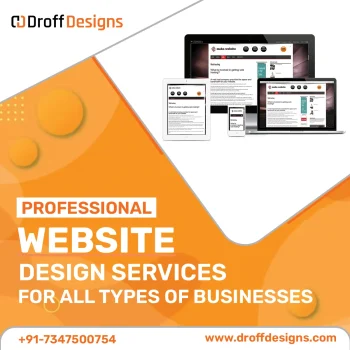 website design poster